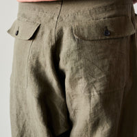 O-Project Unisex Chino Trousers, Dark Olive