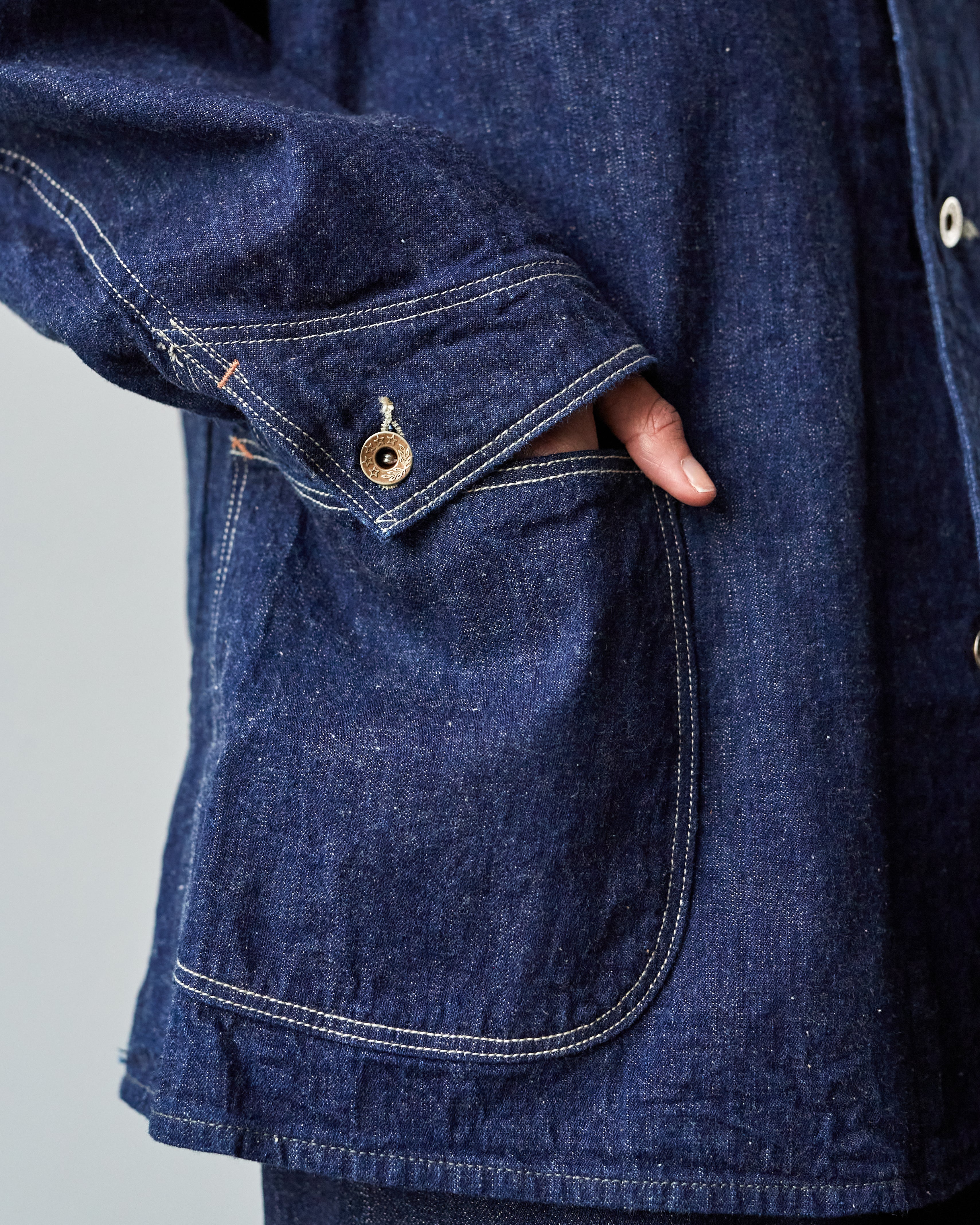 ジャケット・アウター orSlow 40'S WWII DENIM COVERALL orSlow 40'S WWII Denim Coverall, One Wash – Glasswing