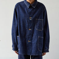 OrSlow 9oz Denim Coverall, One Wash