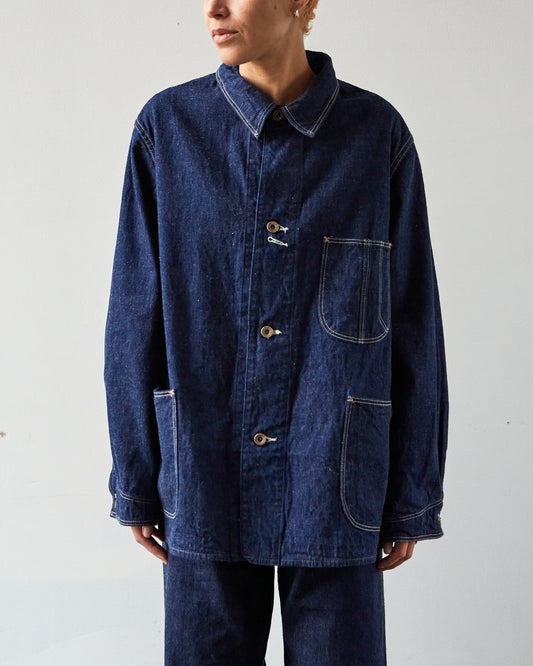 OrSlow 9oz Denim Coverall, One Wash