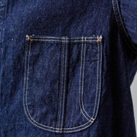 OrSlow 9oz Denim Coverall, One Wash