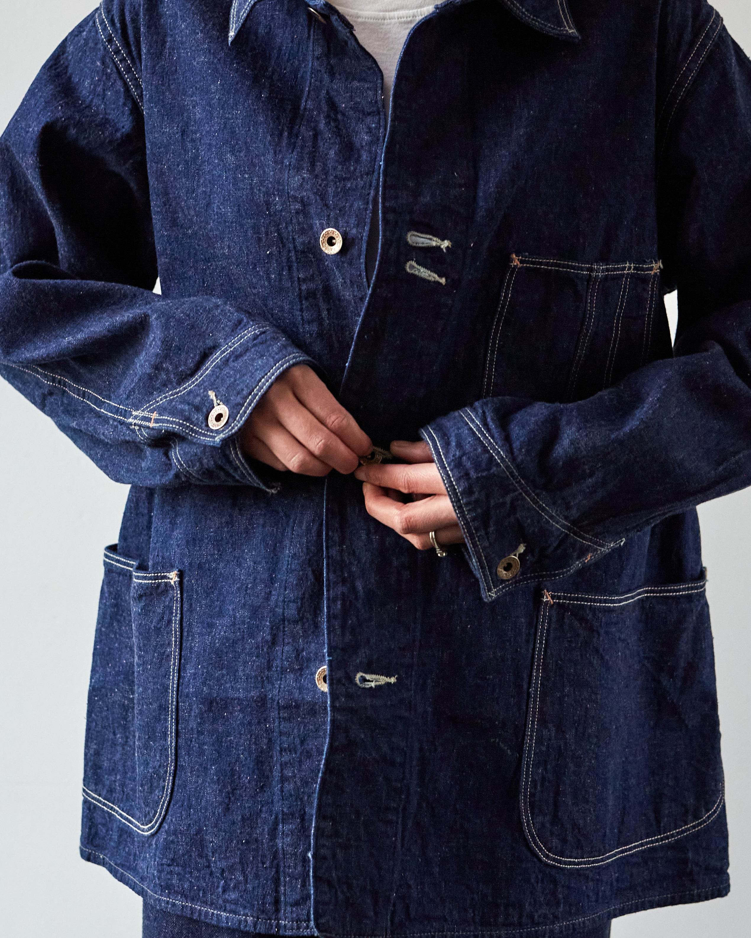 ジャケット・アウター orslow coverall denim loose fit OrSlow Loose Fit Coverall | One Wash | Canoe Club