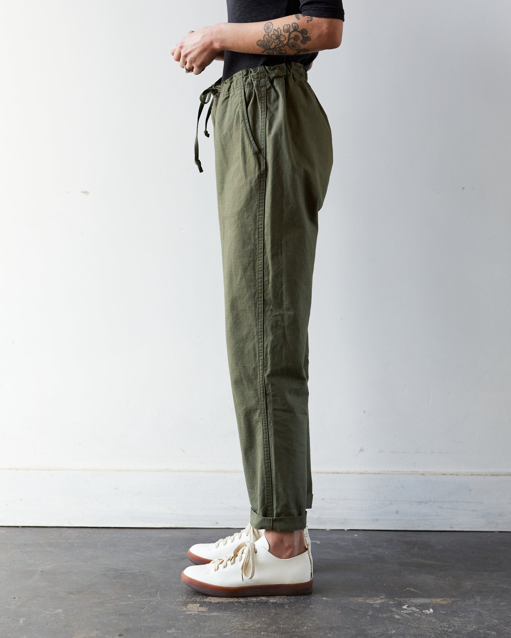 OrSlow Ripstop New Yorker Pant, Army Green