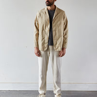 OrSlow Tailored Collar Work Jacket, Beige