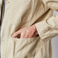 OrSlow Tailored Collar Work Jacket, Beige