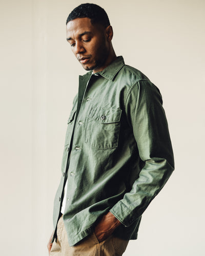 orSlow Army Shirt, Olive