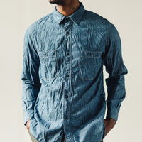 orSlow Chambray Work Shirt, Indigo