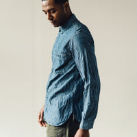 orSlow Chambray Work Shirt, Indigo