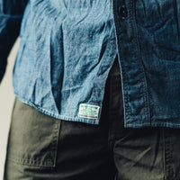 orSlow Chambray Work Shirt, Indigo