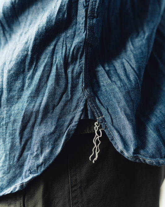 orSlow Chambray Work Shirt, Indigo