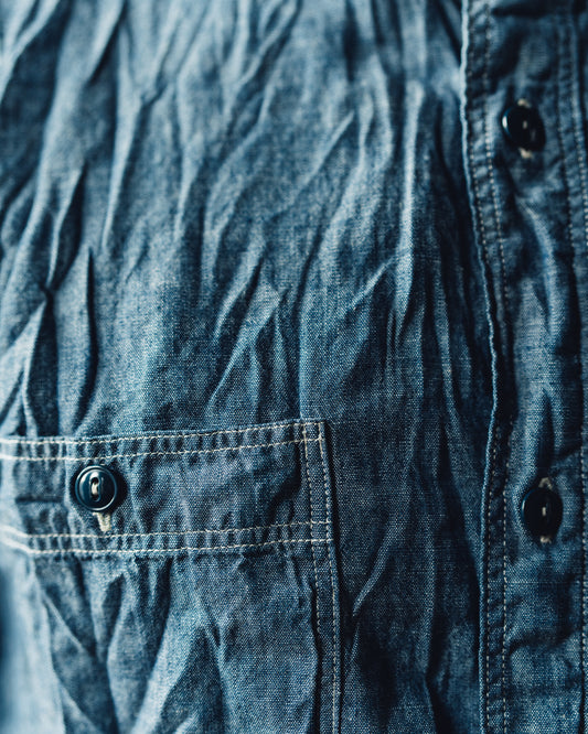 orSlow Chambray Work Shirt, Indigo