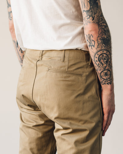 Orslow Slim Fit Army Trouser, Khaki