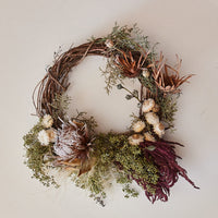 *Preorder* Grapevine Wreath, Dried Mix