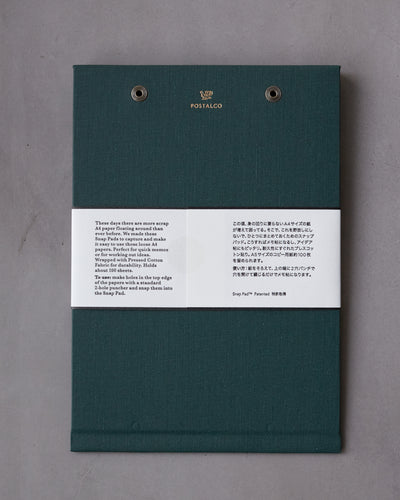 Postalco Snap Pad, Hunter Green