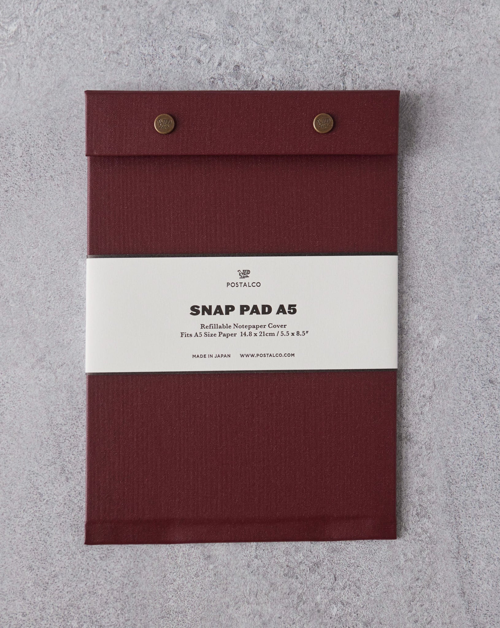 Postalco Snap Pad, Maroon Red