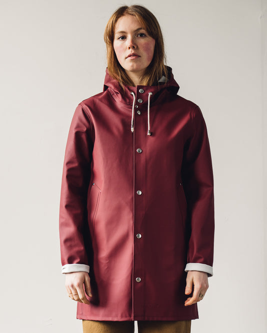 Stutterheim Stockholm Raincoat, Burgundy