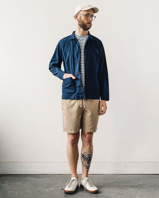 Universal Works Baker's Overshirt, Navy Poplin
