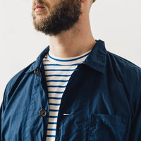 Universal Works Baker's Overshirt, Navy Poplin