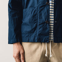 Universal Works Baker's Overshirt, Navy Poplin