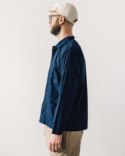Universal Works Baker's Overshirt, Navy Poplin