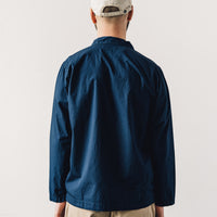 Universal Works Baker's Overshirt, Navy Poplin
