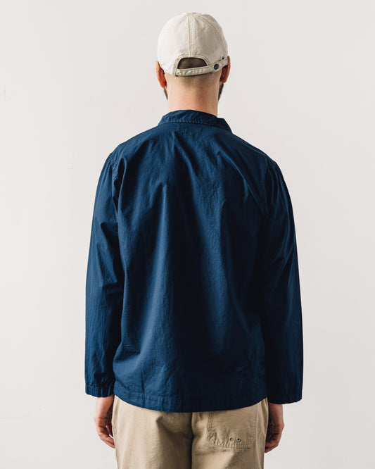 Universal Works Baker's Overshirt, Navy Poplin