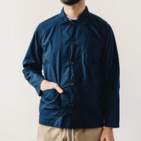 Universal Works Baker's Overshirt, Navy Poplin