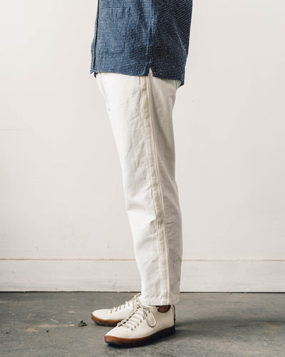 Universal Works Canvas Track Trouser, Ecru