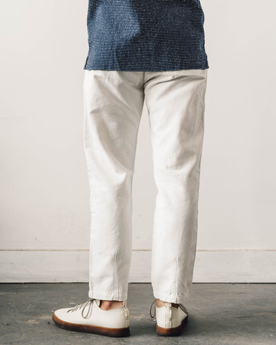 Universal Works Canvas Track Trouser, Ecru