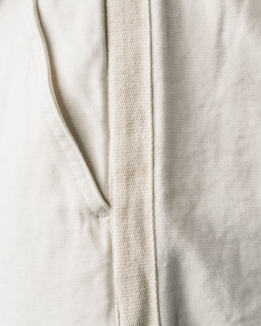 Universal Works Canvas Track Trouser, Ecru