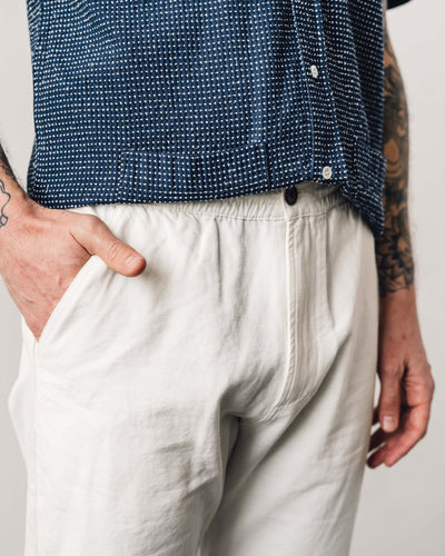 Universal Works Canvas Track Trouser, Ecru