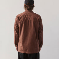 Universal Works Baker's Overshirt, Brown Poplin