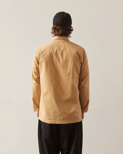 Universal Works Baker's Overshirt, Sand Organic Poplin
