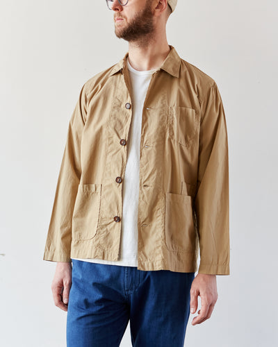 Universal Works Baker's Overshirt, Sand Poplin