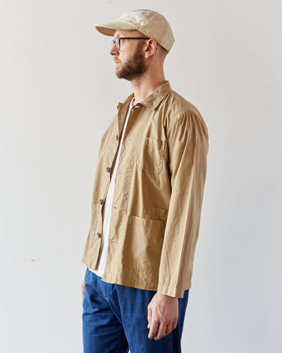 Universal Works Baker's Overshirt, Sand Poplin