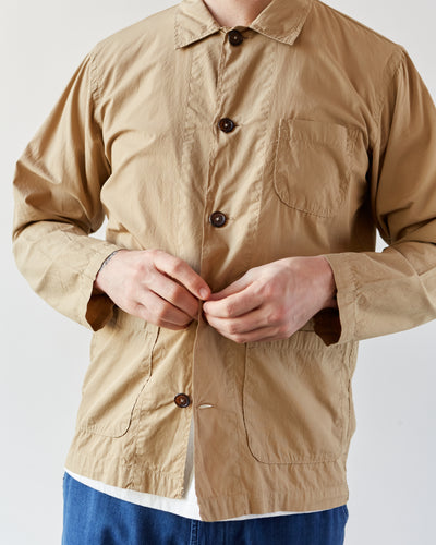 Universal Works Baker's Overshirt, Sand Poplin