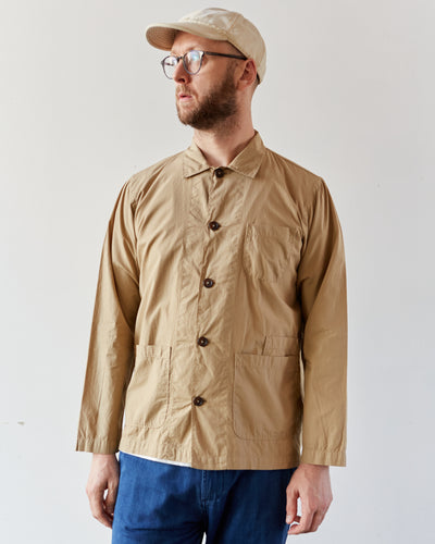 Universal Works Baker's Overshirt, Sand Poplin