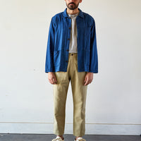 Universal Works Baker's Overshirt, Washed Indigo