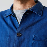 Universal Works Baker's Overshirt, Washed Indigo