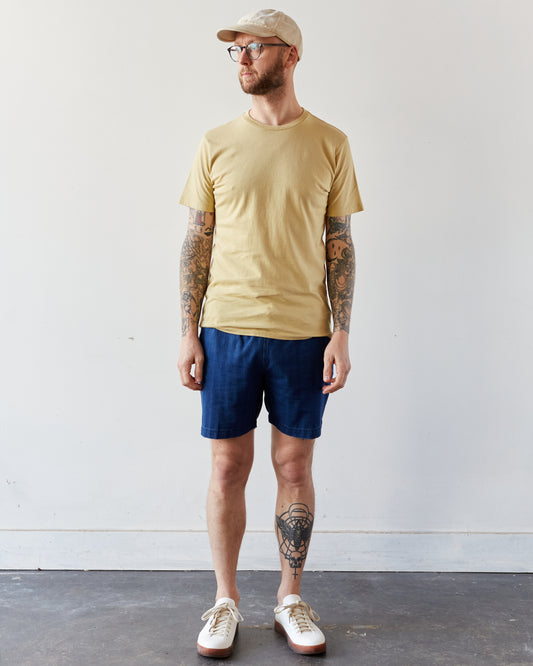 Universal Works Beach Short, Herringbone Denim