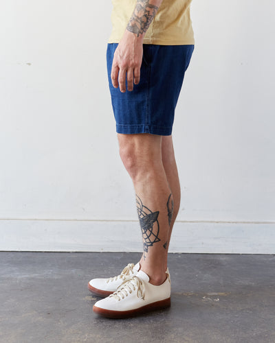 Universal Works Beach Short, Herringbone Denim