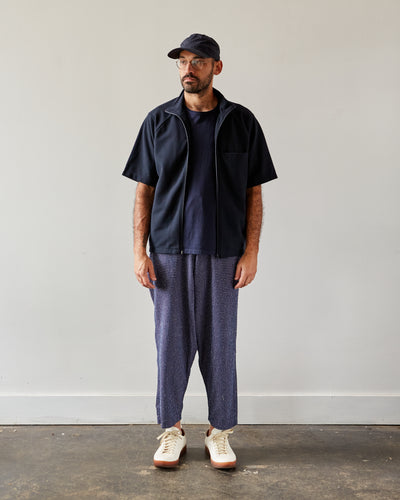 Universal Works Braga Pant, Navy Cactus Weave