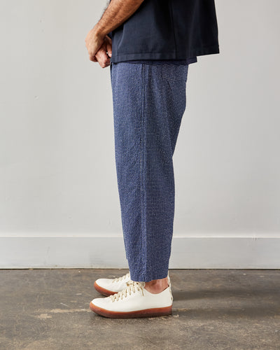 Universal Works Braga Pant, Navy Cactus Weave