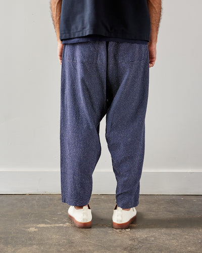 Universal Works Braga Pant, Navy Cactus Weave
