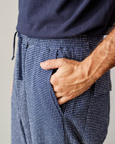 Universal Works Braga Pant, Navy Cactus Weave