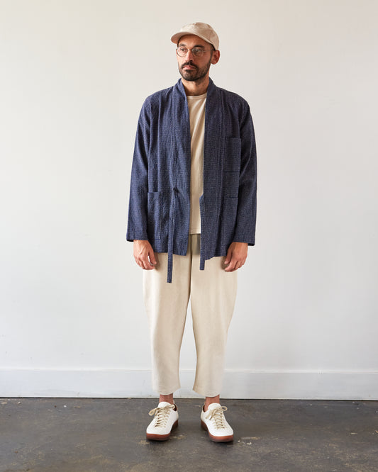 Universal Works Cactus Weave Yokohama Jacket, Navy