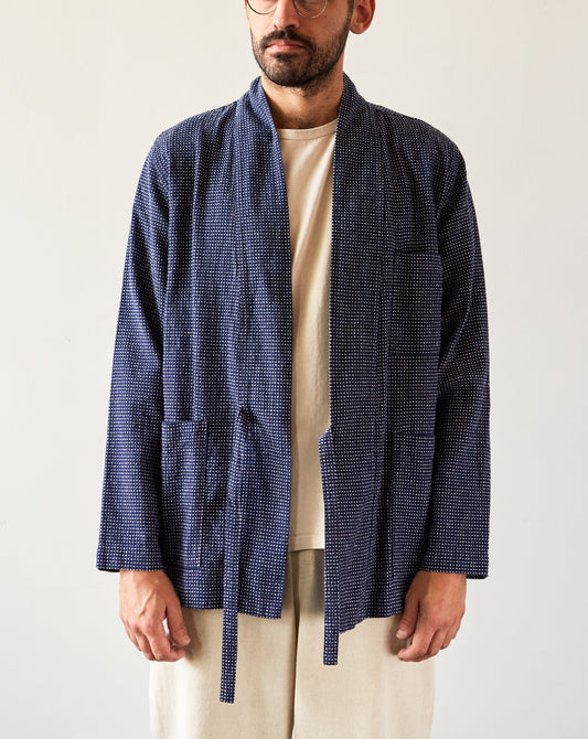 Universal Works Cactus Weave Yokohama Jacket, Navy