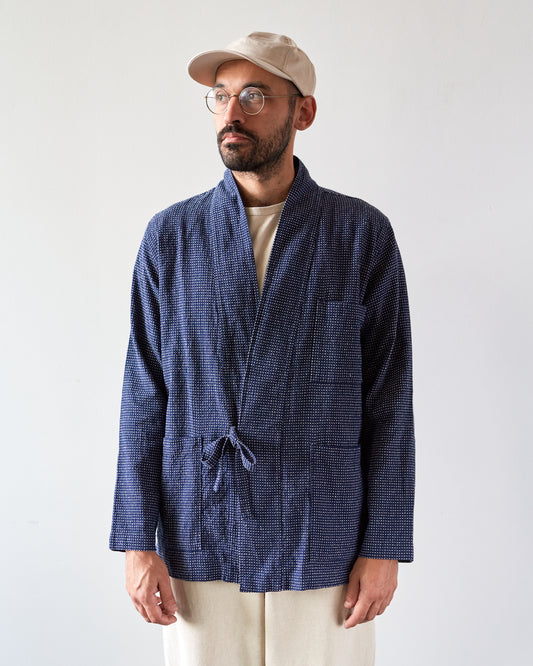 Universal Works Cactus Weave Yokohama Jacket, Navy