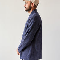 Universal Works Cactus Weave Yokohama Jacket, Navy