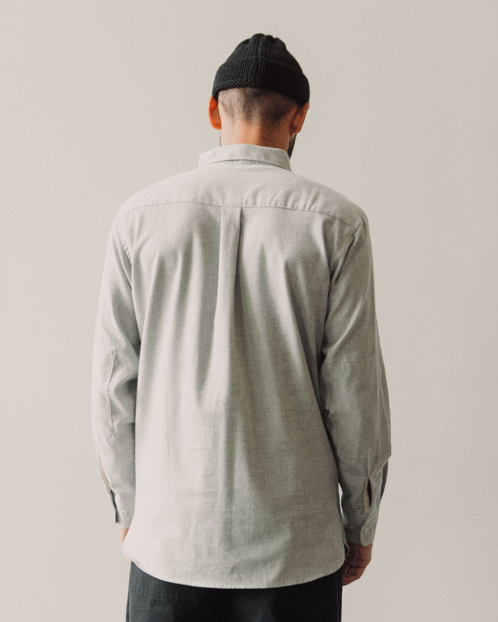 Universal Works Daybrook Shirt, Grey | Glasswing
